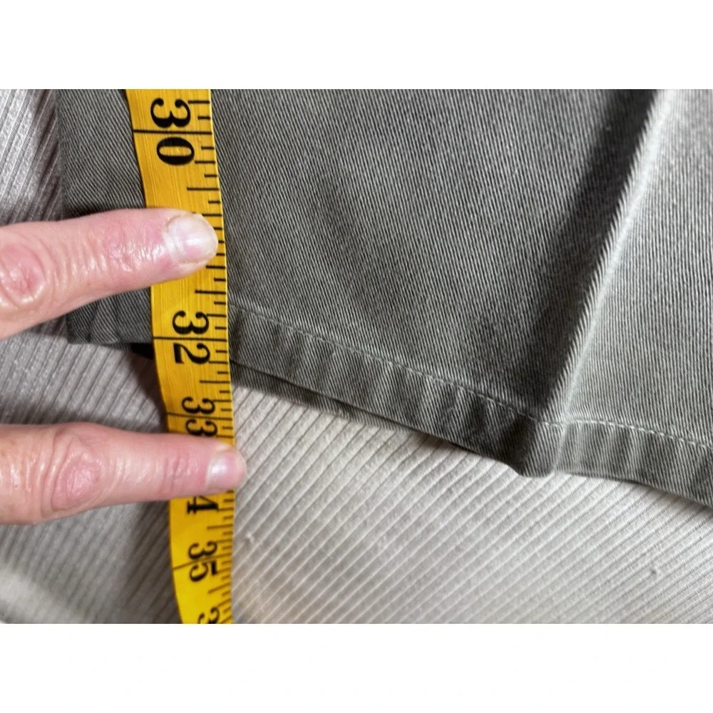 Vtg Polo‎ Ralph Lauren Men's Chino Khaki Pants Pleated 35X32 Preppy Designer